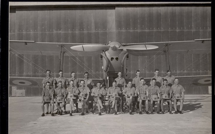 Squadron ?, C flight, Aden, 1931
Corporal Allen fourth from left, seated.