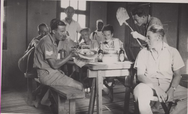 Sgt Dick Allen, Defending the mince pies from the flies at Mersa Matruh Egypt, 113 Squadron