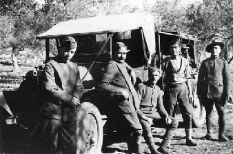 Will Adams and Lancia truck, Syrass Jan 15, 1918